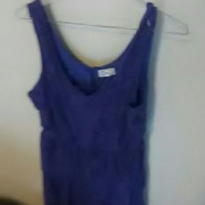 Women's purple dress